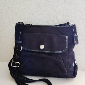 Like New Coach Black SIgnature C's Shoulder Bag Purse